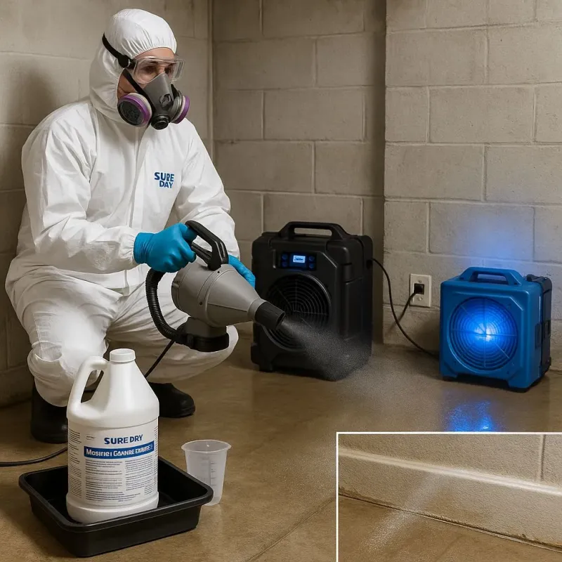 Sanitization and Odor Removal process in Burnham, IL